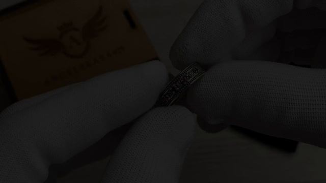 Серебряное кольцо "Пояс Богородицы"