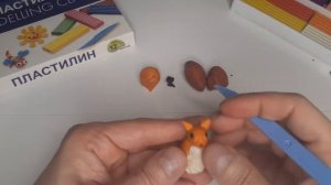 Лепим Белочку. Белочка из пластилина. Видео Лепка у Романа