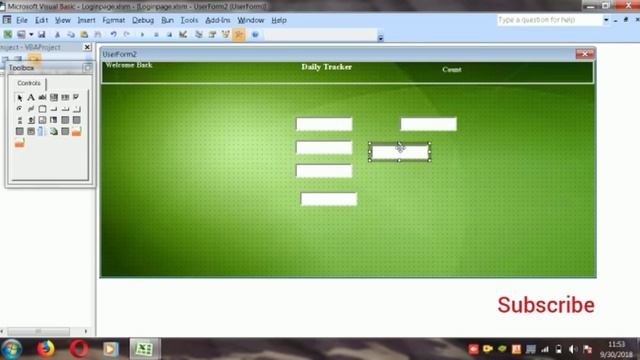 How to create Data Entry in VBA Excel part 1 смотреть онлайн