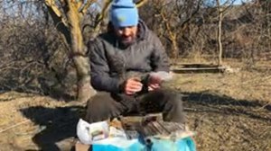 Что такое мох-мох? Запекаем картошку в углях. Продолжаем расчищать участок.