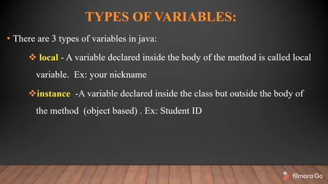 Variables in Java | variables in java | Java tutorial for beginners(English)
