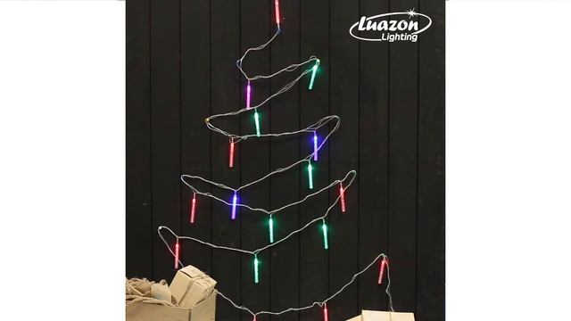 Гирлянда "Нить" 5 м с насадками "Сосульки с пузырьками" смотреть онлайн