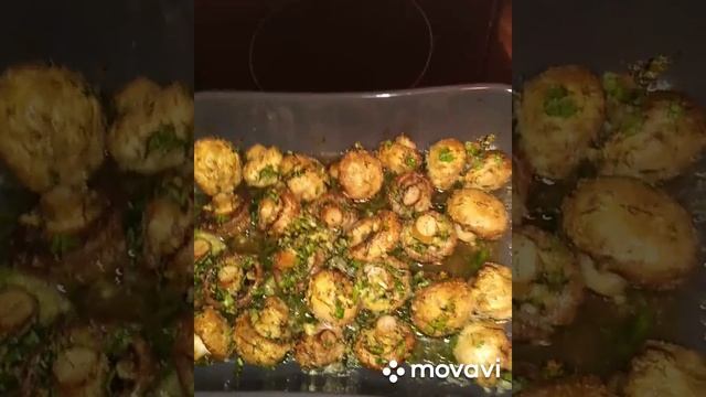Как приготовить шампиньоны, вкусно и быстро #запеченыевдуховке?