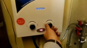 Газовая колонка в автодоме, караване ч.1