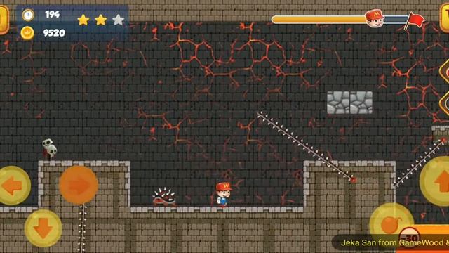 Level 40. Босс № 4. Прохождение игры Super Bino Go 2 — New Game 2020 на Android