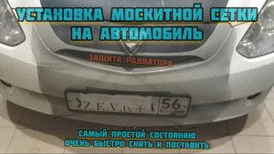Защитная сетка на решетку радиатора от насекомых своими руками ?Insect guard for radiator grille ?