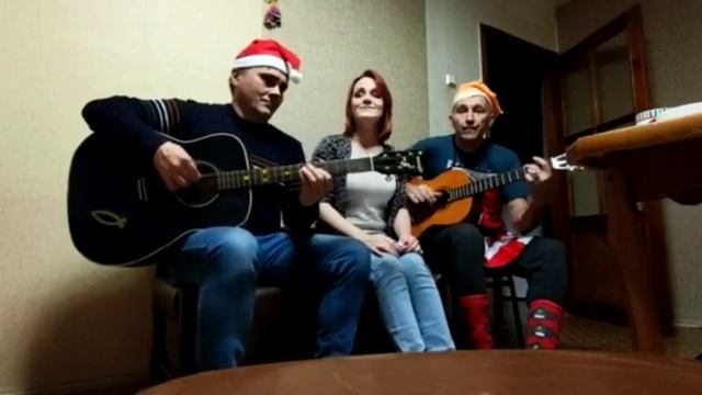 Новогодняя песня от музыкантов города Холмск смотреть онлайн