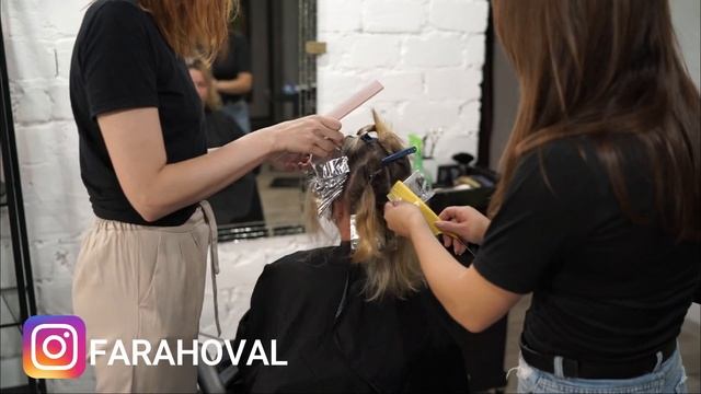 Закрашиваю седину. Камуфлирование седины при помощи мелирования. Расческа для мелирования