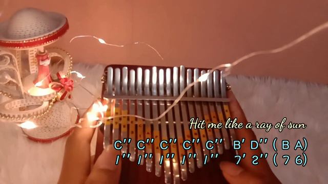 Halo - Beyonce Kalimba Cover with Tabs смотреть онлайн