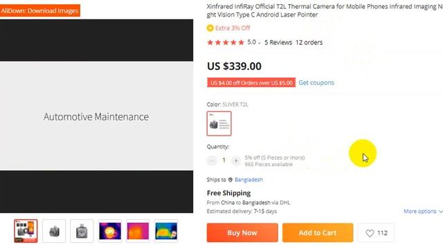 Xinfrared InfiRay Official T2L Thermal Camera for Mobile Phones Infrared Imaging Night Vision смотреть онлайн