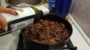 Приготовление мясо косули.