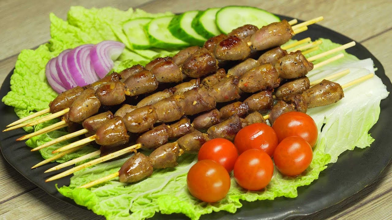 Пикантные КУРИНЫЕ СЕРДЕЧКИ на гриле. Рецепт от Всегда Вкусно!