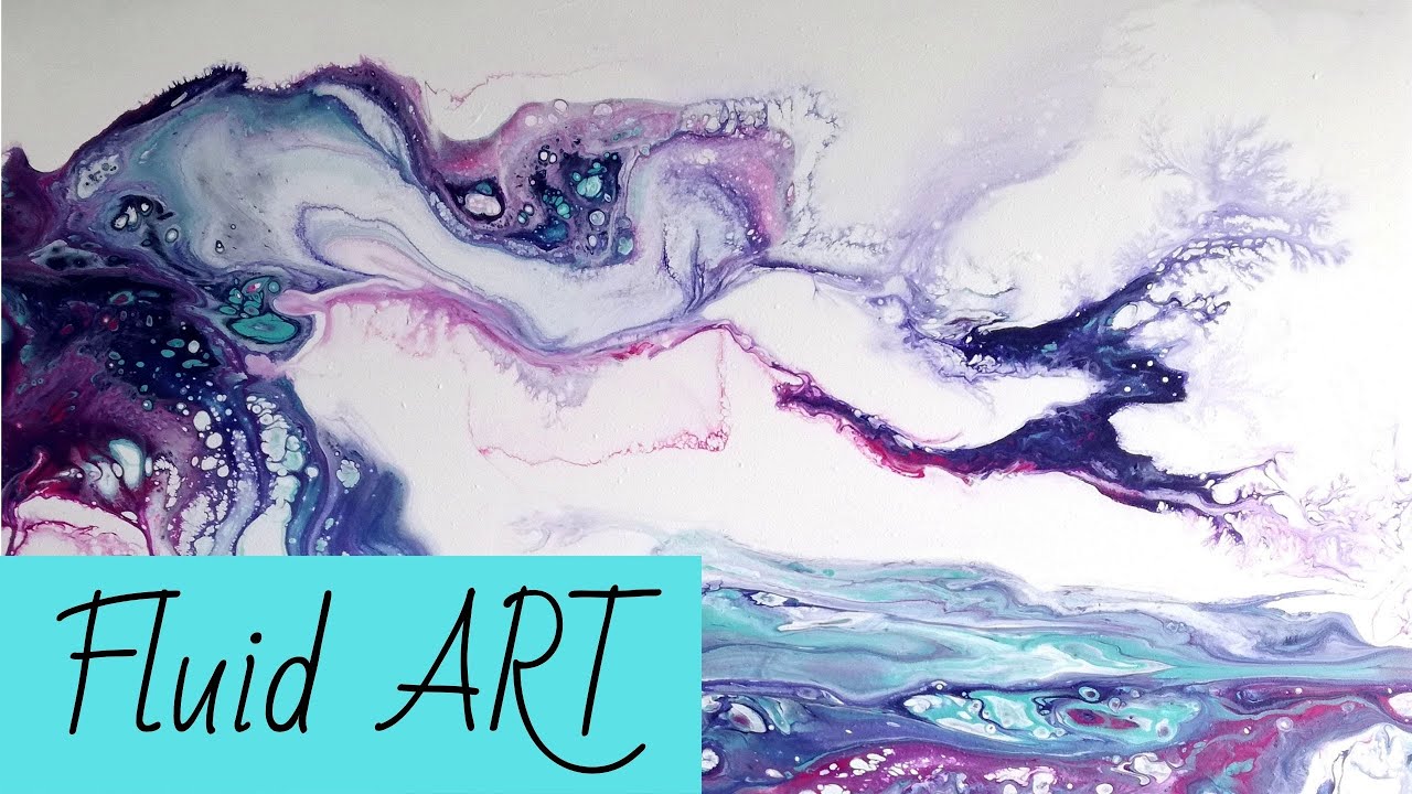 Картины fluid art как делать