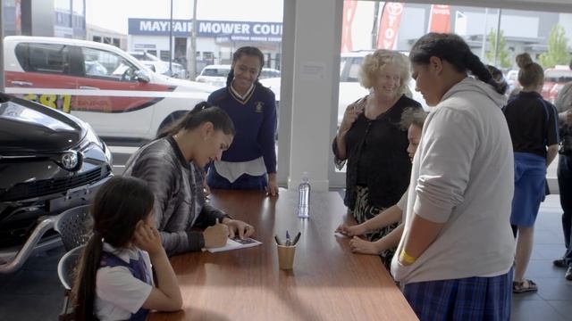 Valerie Adams visits Napier Toyota Dealership смотреть онлайн