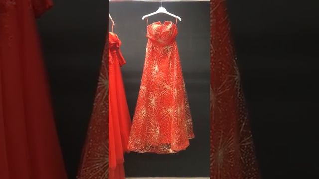 красное платье в пол с открытыми плечами смотреть онлайн