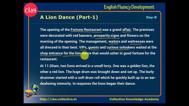 #10 Day 8 - Lion Dance - 1 || English Fluency Development (in Tamil) смотреть онлайн