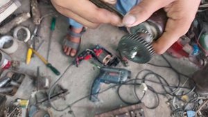 Bosch GSB 13 RE Drill machine repair , Spandle change , bearing change, details video