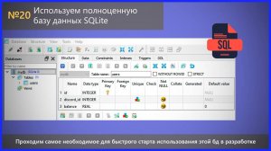 Начинаем работу с SQLite. Базовая структура бд и операторы запросов. Разработка Discord ботов №20