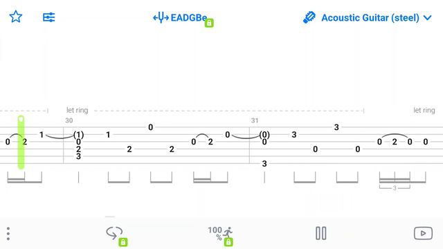 Fade to black-tablature (intro) metallica