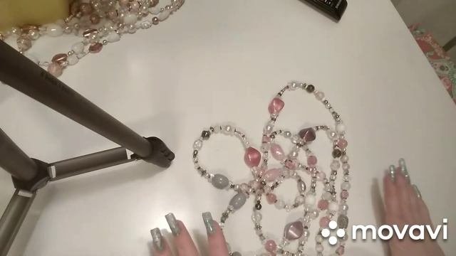Переделка. Длинные бусы.