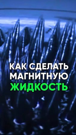 😱⚡️ Как сделать магнитную жидкость ?