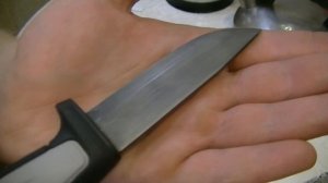 Травление клинка в хлорном железе, хороший и простой способ травления.