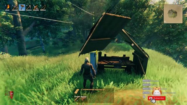 Valheim - верстак, начало игры, для чего он нужен как построить правильно, основа смотреть онлайн