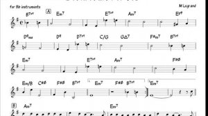 I Will Wait For You (M.Legrand) Backing track +score for Bb instruments