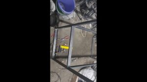 Простая полка под аквариум из профильной трубы 20*40 мм/a simple shelf from a profile pipe