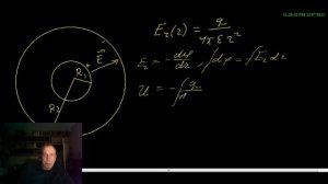 Емкость сферического конденсатора, ч.4