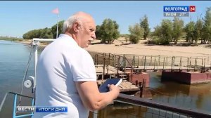 Специалисты речпорта измерили глубину Волги у причалов