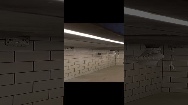 Раковина из бетона с подсветкой