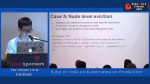 Rubyfuza 2019: Tsu shiuan Lin & Zac Blasic - Ruby on Rails on Kubernetes on Production