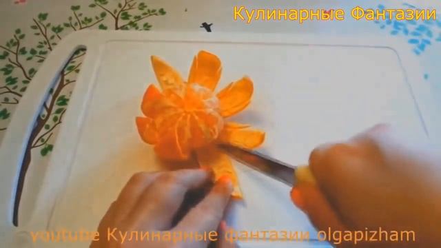 ТОП 5 ИДЕЙ КАК КРАСИВО НАРЕЗАТЬ МАНДАРИНЫ НА НОВЫЙ ГОД! смотреть онлайн