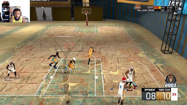 Clutch play against Elites in Basketball gods NBA 2k21 (try hards) смотреть онлайн