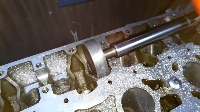 Расточка ГБЦ приора под установку распредвала с большим подъемом клапана. Часть 2 смотреть онлайн
