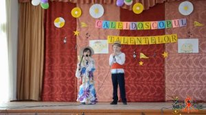 07.04.2017 Caleidoscopul talentelor.Stavila Liuba , Munteanu Ștefan cl.a II-a "B"