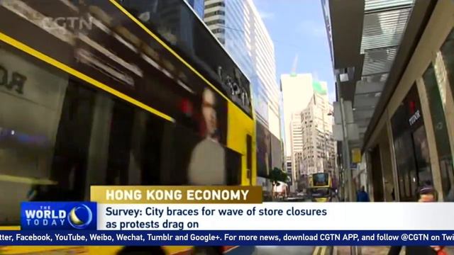 Survey: Hong Kong braces for store closures as protests drag on смотреть онлайн
