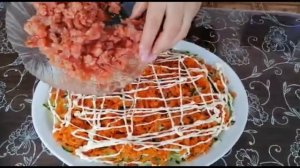 Салат с красной рыбой