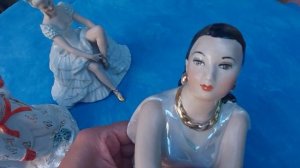 ??? Реставрация статуэток- я пробую это делать :)#барахолка #винтаж #фарфор