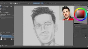 Как нарисовать Евгенбро EugenBro в программе #Krita