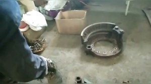 Восстановление задней полурамы кировец К-700А, К-701, сборка тормозных колодок.