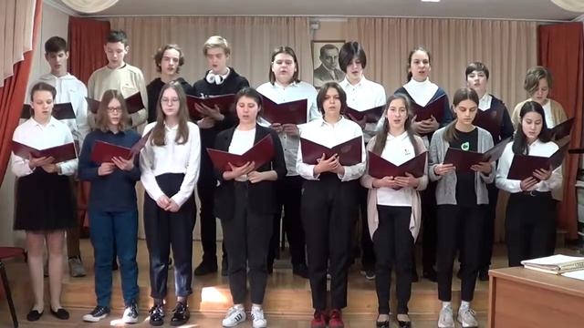 Хор ССМШ (колледжа) при РГК им.С.В.Рахманинова 8 класс -Henry Mancini "MOON RIVER" смотреть онлайн