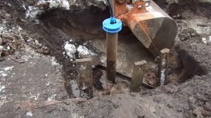Подготовка котлована для установки кессона -  Водная помощь