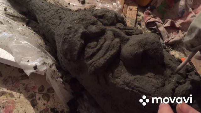 СКУЛЬПТУРА...АРТ БЕТОН...ВЕСЁЛЫЙ ЦВЕТОЧНИК