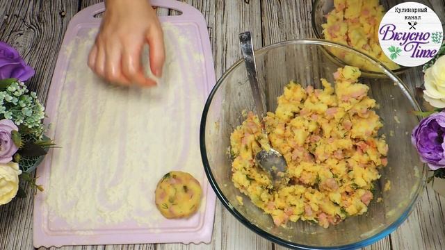 ВКУСНАЯ ИДЕЯ на УЖИН или ОБЕД из ОБЫЧНОЙ КАРТОШКИ! Картофельные биточки / Картофельные котлеты!