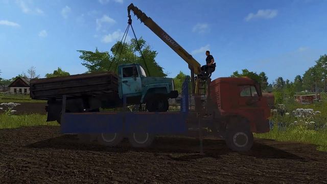 [РП]ОТВЕЗЛИ ГАЗОН НА РЕМОНТ В АВТОМАСТЕРСКУЮ! FARMING SIMULATOR 17 смотреть онлайн