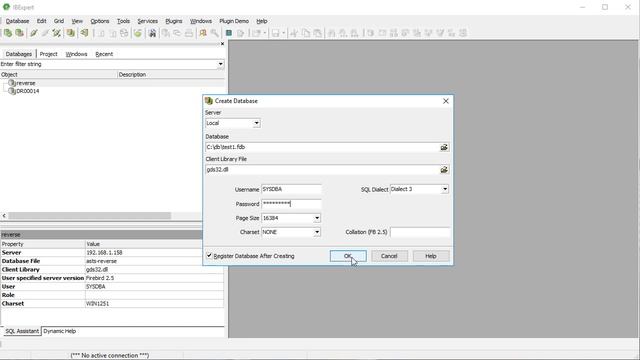 Membuat Tabel Pada Interbase / Firebird via IBExpert