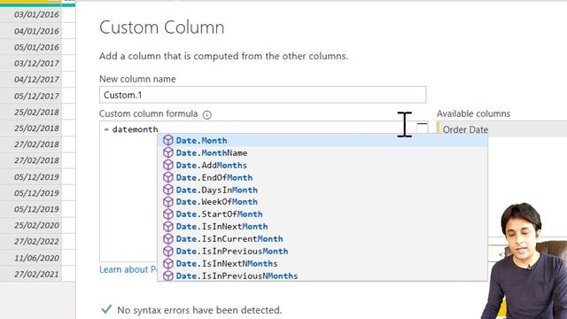 18.4 Basic Date M Functions in Power BI (Power Query) | Power BI Tutorial for Beginners