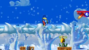 Мухоноид игра Прохождение Уровень 01-04 Планета Замороженных Рук Часть 1